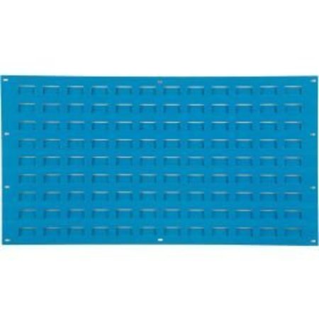 GLOBAL EQUIPMENT Steel Louver Panel, 36"W, Blue 249289ABL